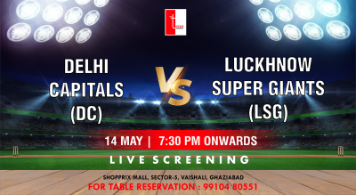 DC vs LSG: TATA IPL 2024 screening @The Terrace