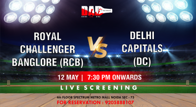 RCB vs DC: TATA IPL 2024 screening @DAD