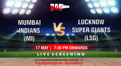 MI vs LSG: match screening at DAD