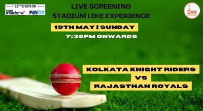 RR v/s KKR Live | 20-20 Screening | FIVE MAD MEN Kolkata