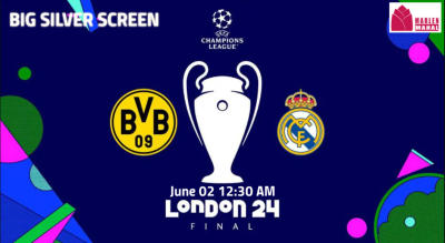 UEFA Champions League Foot Ball Finals | Real Madrid vs Dortmund @MarlenMahal | Live Screening in BIG SCREEN