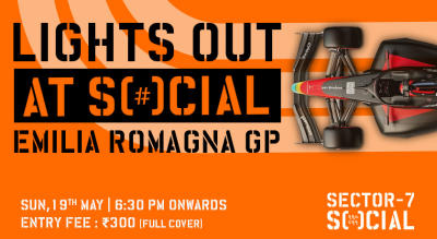 LIGHTS OUT AT Sector 7 SOCIAL X EMILIA ROMAGNA GP | 19TH MAY  | Screening