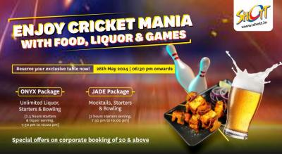 Cricket Mania Offers @ SHOTT Pune