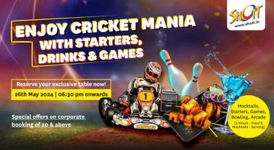 Cricket Mania Offers @ SHOTT HYD