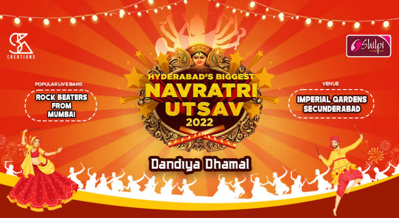 Hyderabad’s Biggest Navratri Utsav (Dandiya Dhamal)| Navratri 2022