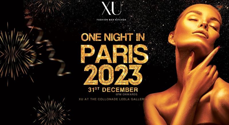One night in Paris @ XU Leela palace Bangalore | NYE 2023