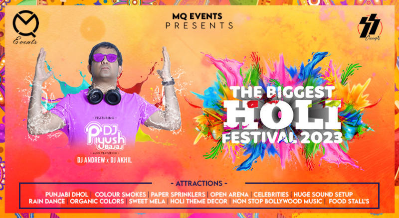 THE BIGGEST HOLI FESTIVAL 2023 | Holi 2023
