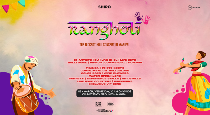 Rangholi || Holi Concert at Manipal | Holi 2023