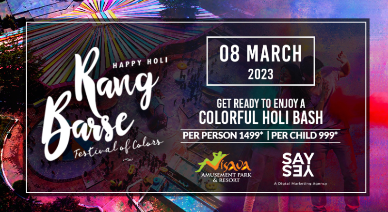 Rang Barse – Visava Resort | Holi Party Celebration Near Mumbai | Holi 2023