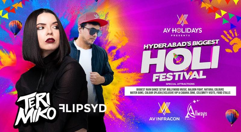 HYDERABADS BIGGEST HOLI FESTIVAL | Holi 2023