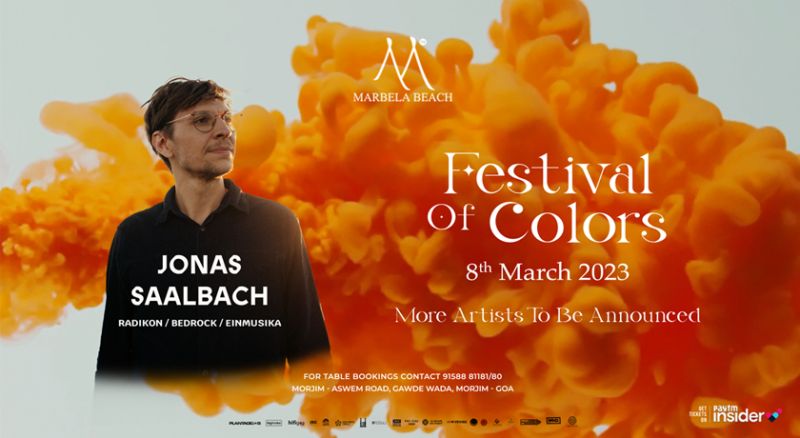 Festival of Colors at Marbela Beach Goa | Holi 2023