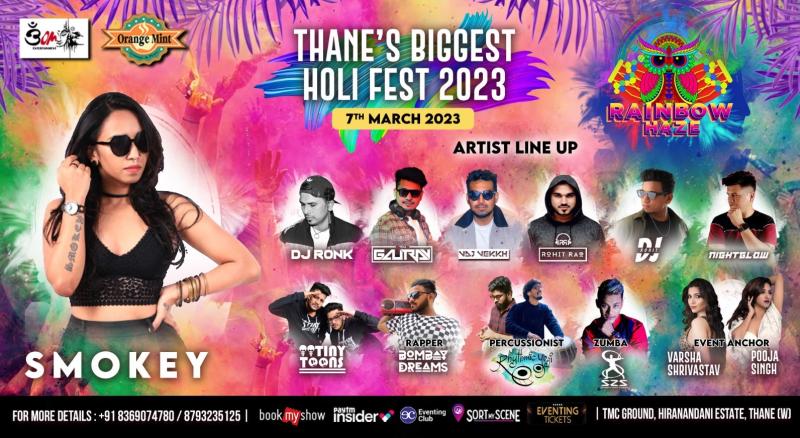 RAINBOW HAZE – THANE’S BIGGEST HOLI FESTIVAL | Holi 2023