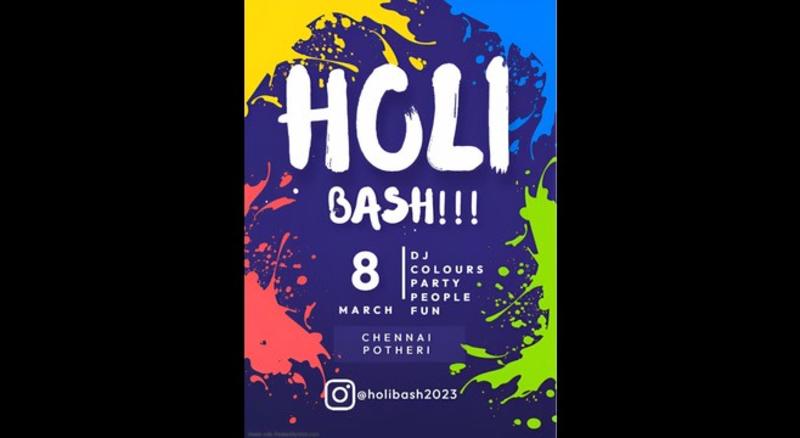 Holi Bash 2023 Chennai Potheri!  | Holi 2023