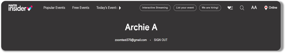how you can join an interactive event on paytm insider paytm insider