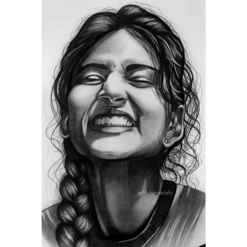 Customized Hand made Pencil Portrait Sketch