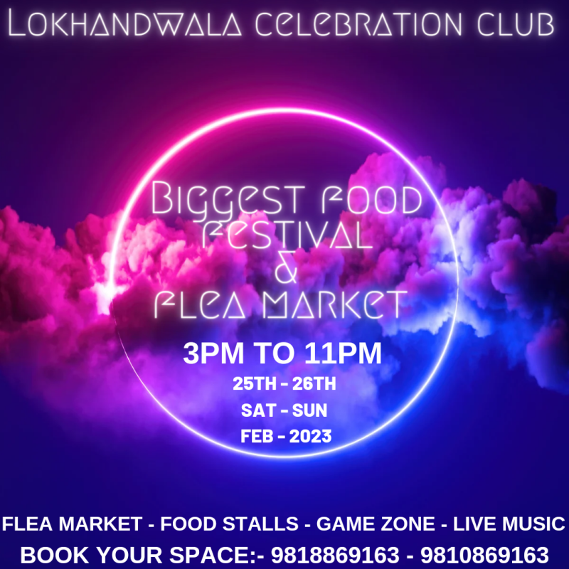 Biggest food festival & flea market