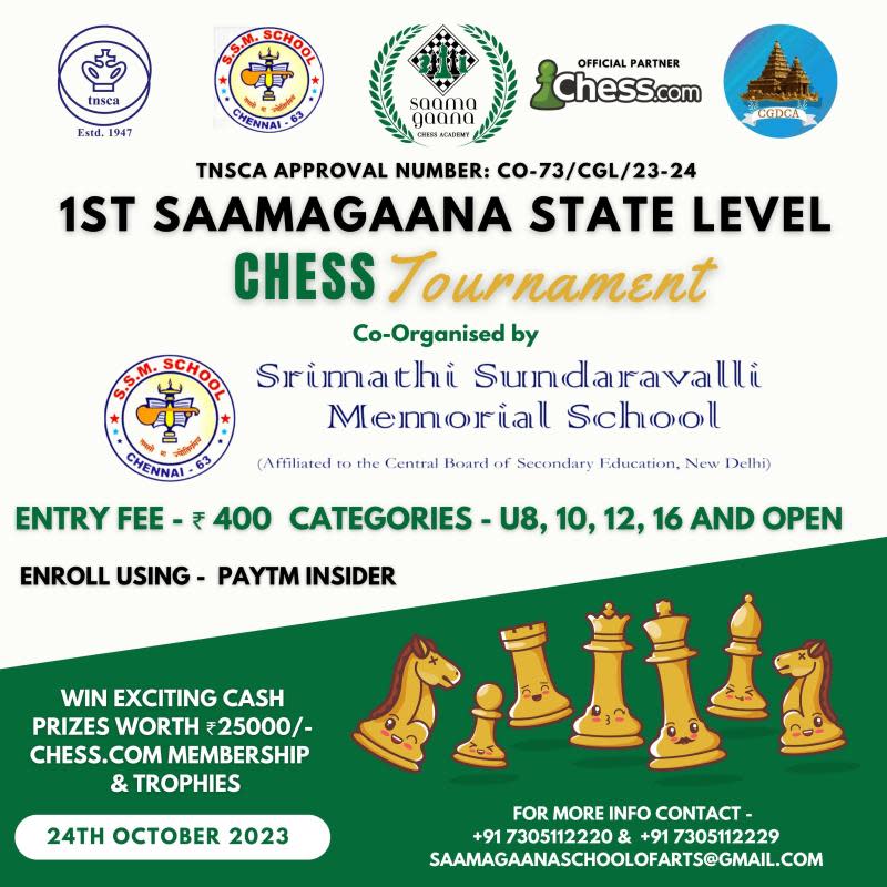 State Level Inter Departmental Open Chess tournament 2021 - ANDAMAN SHEEKHA