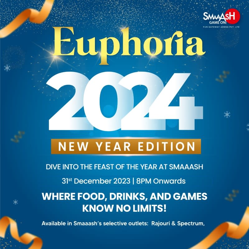 EUPHORIA 2024 NEW YEAR EVE - SMAAASH SPECTRUM