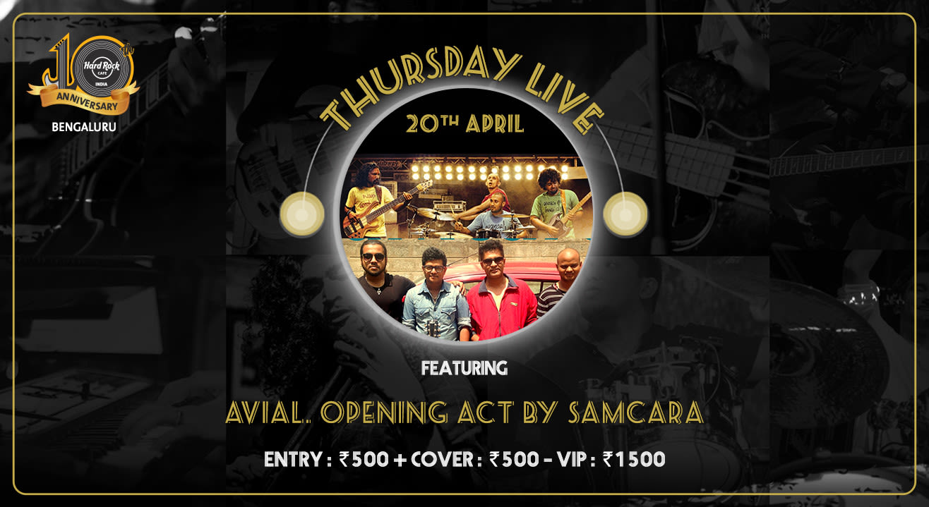 Avial. Opening act by Samcara - Thursday Live!