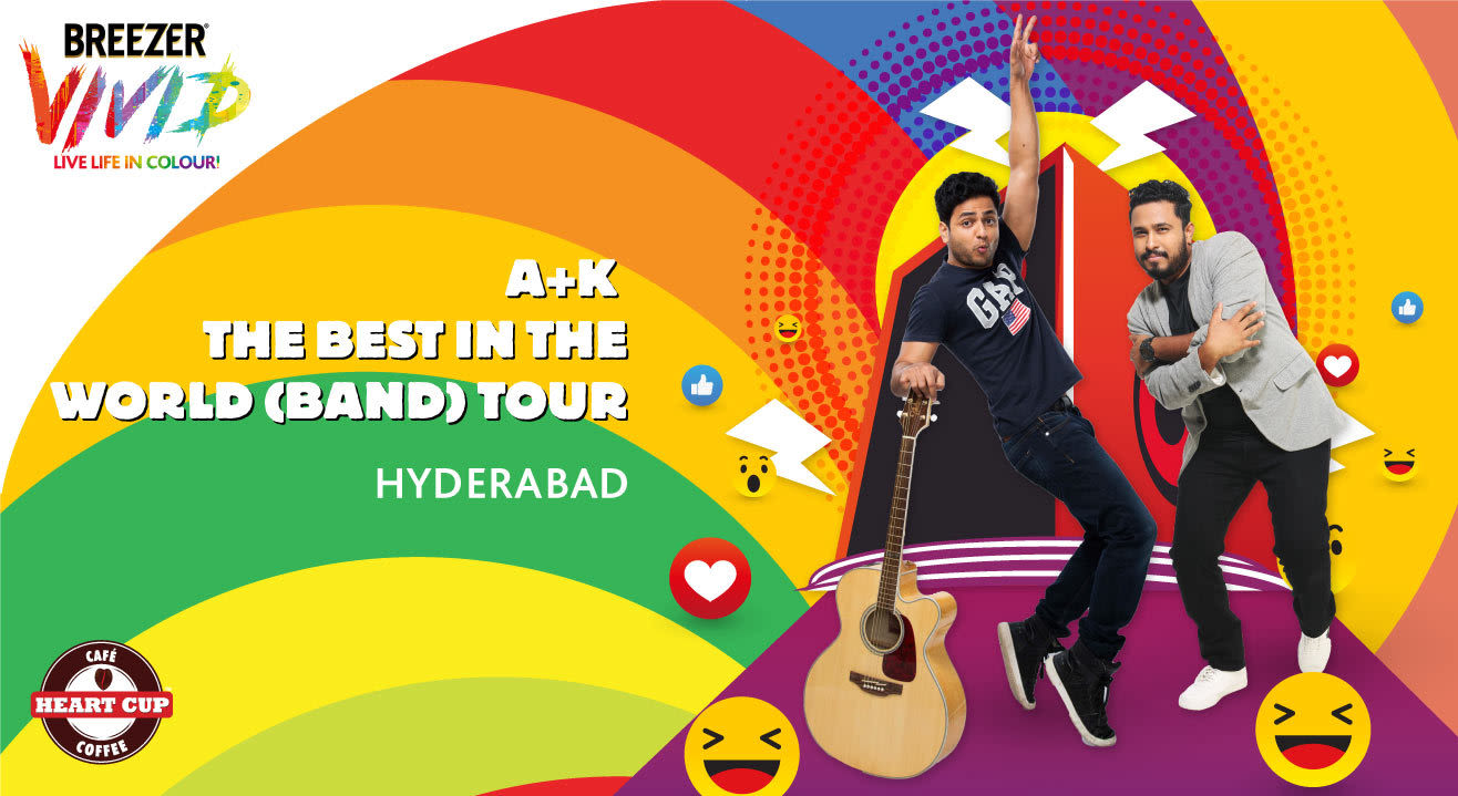 Breezer Vivid A+K The Best in the World (Band), Hyderabad