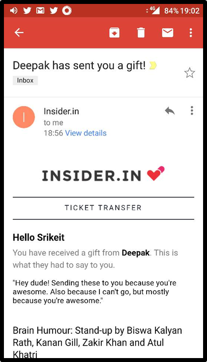 What a nice guy that Deepak is!
