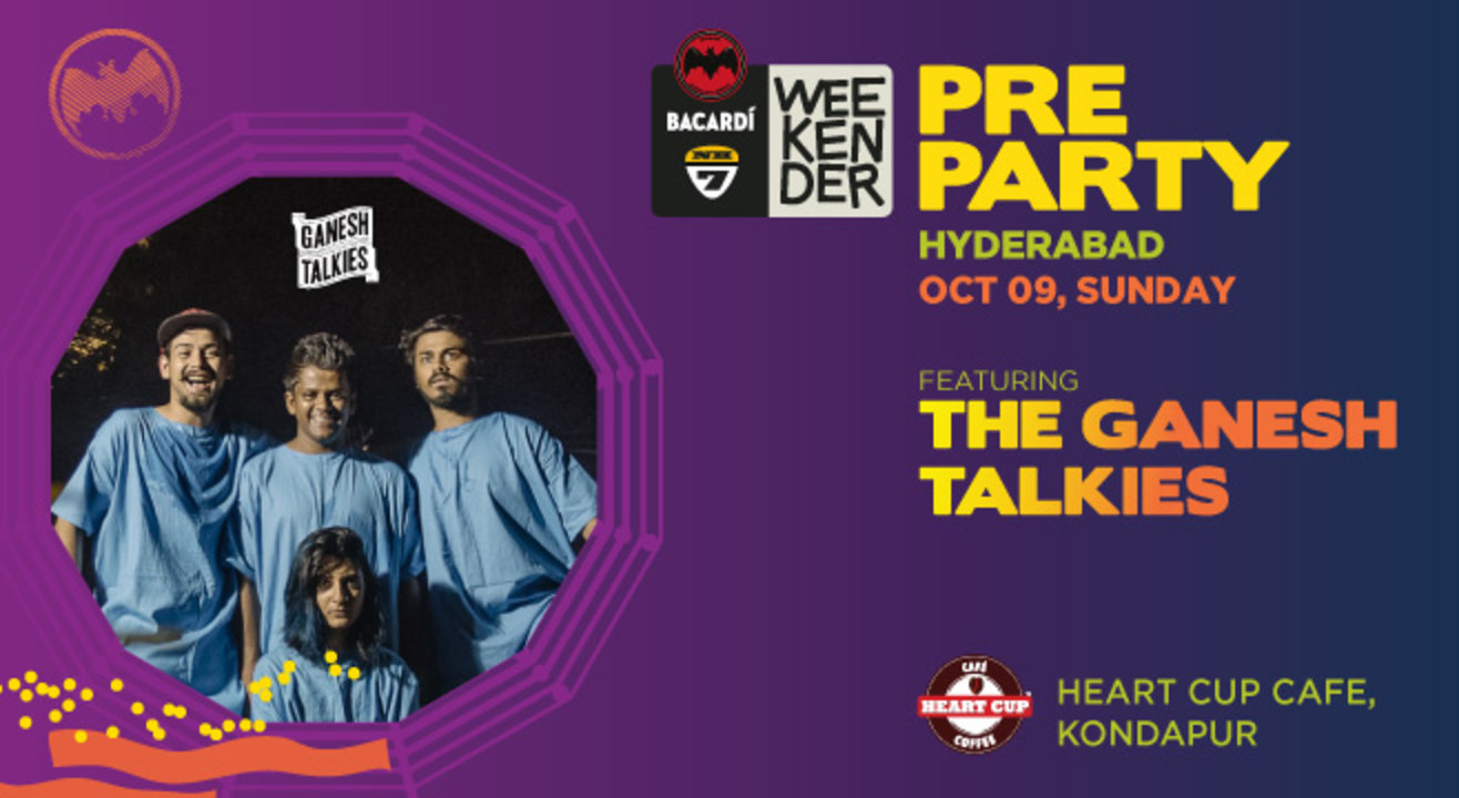 Bacardi NH7 Weekender Pre Party ft Ganesh Talkies