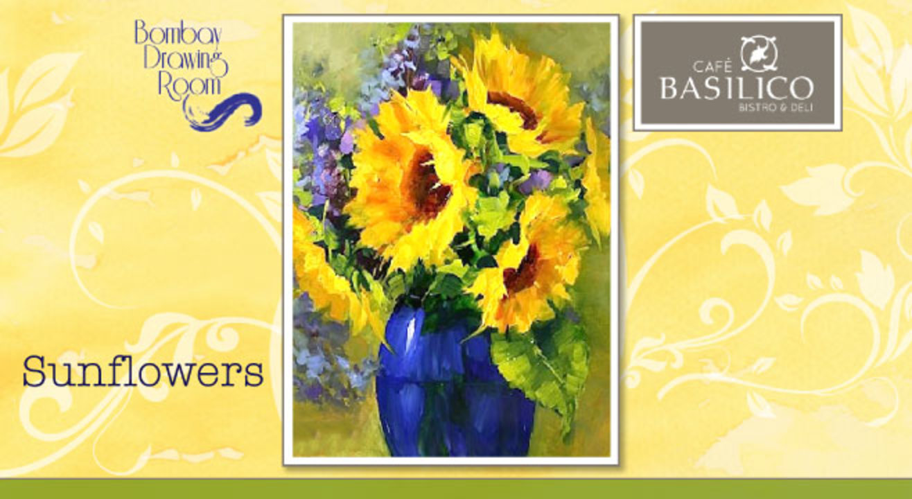 Cafe Basilico Painting Party - Sunflowers