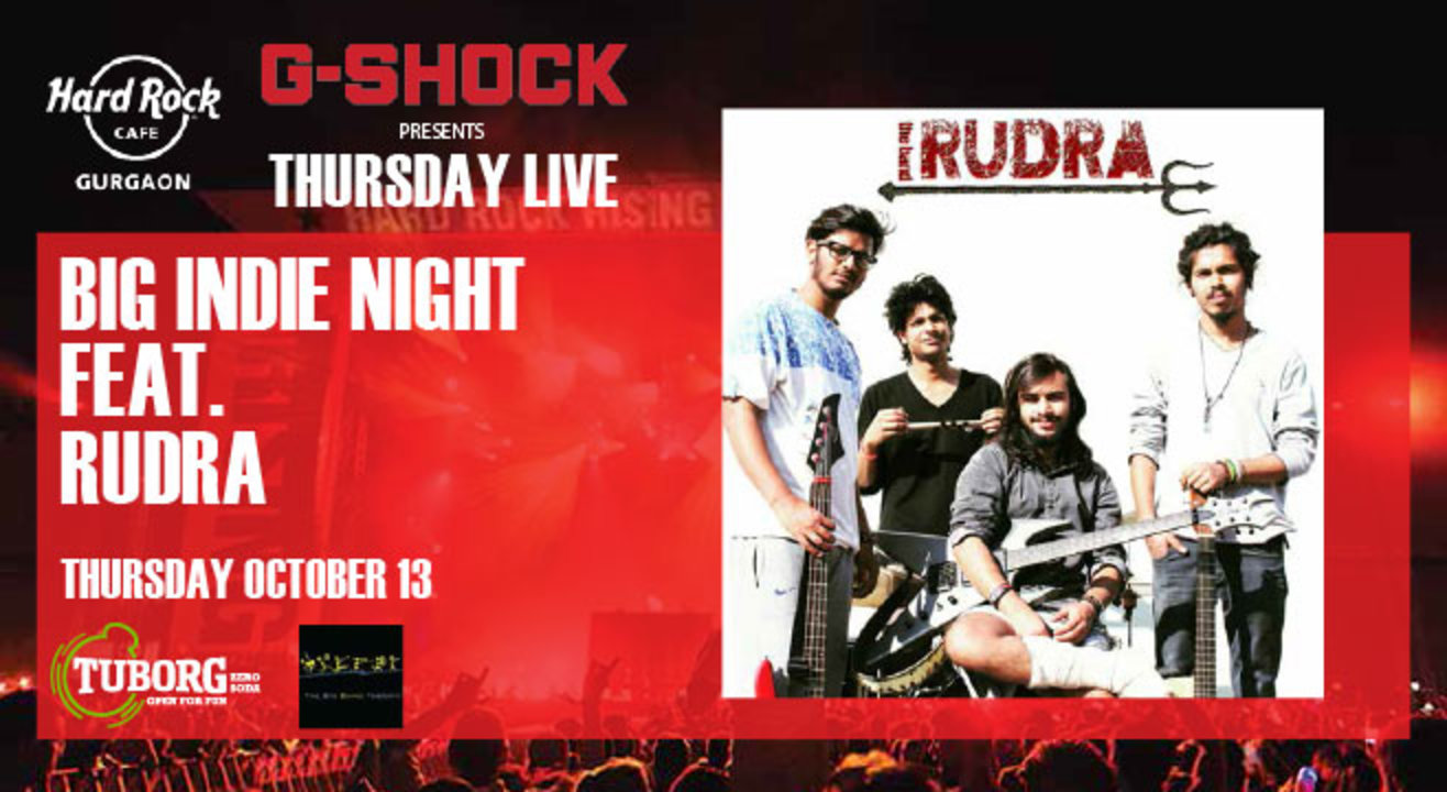 Big Indie Night feat. Rudra. Presented by G-Shock