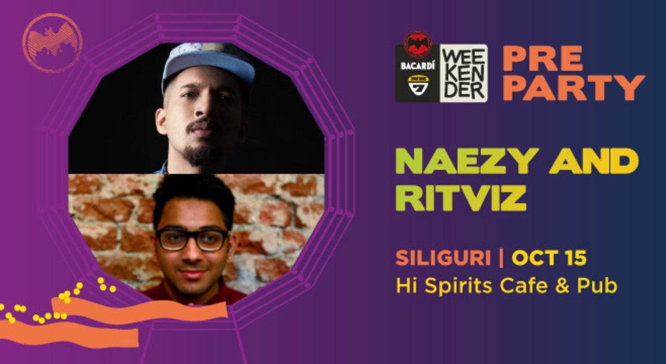 Bacardi NH7 Weekender Pre Party ft Naezy & Ritviz