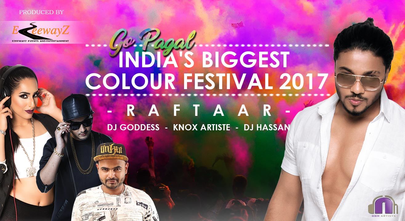 India's Biggest Holi Festival (Go Pagal) - Raftaar Live in Bangalore