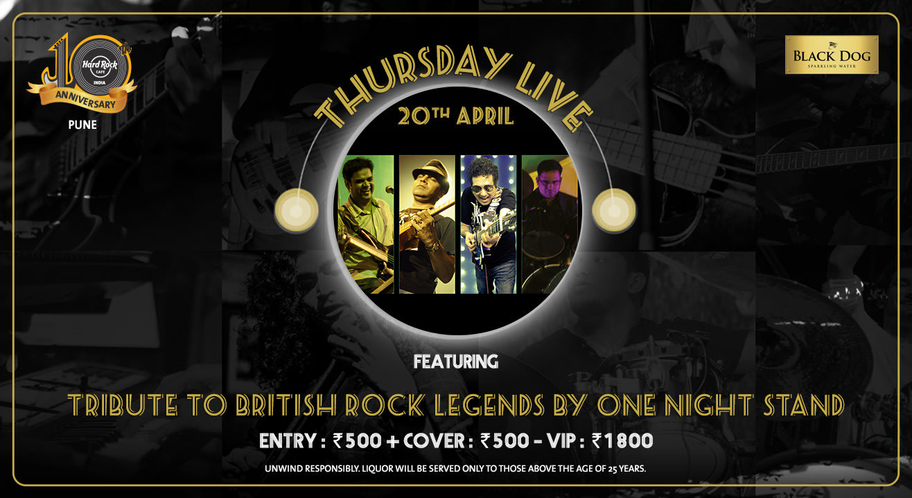 Tribute to British Rock Legends by One Night Stand - Thursday Live!