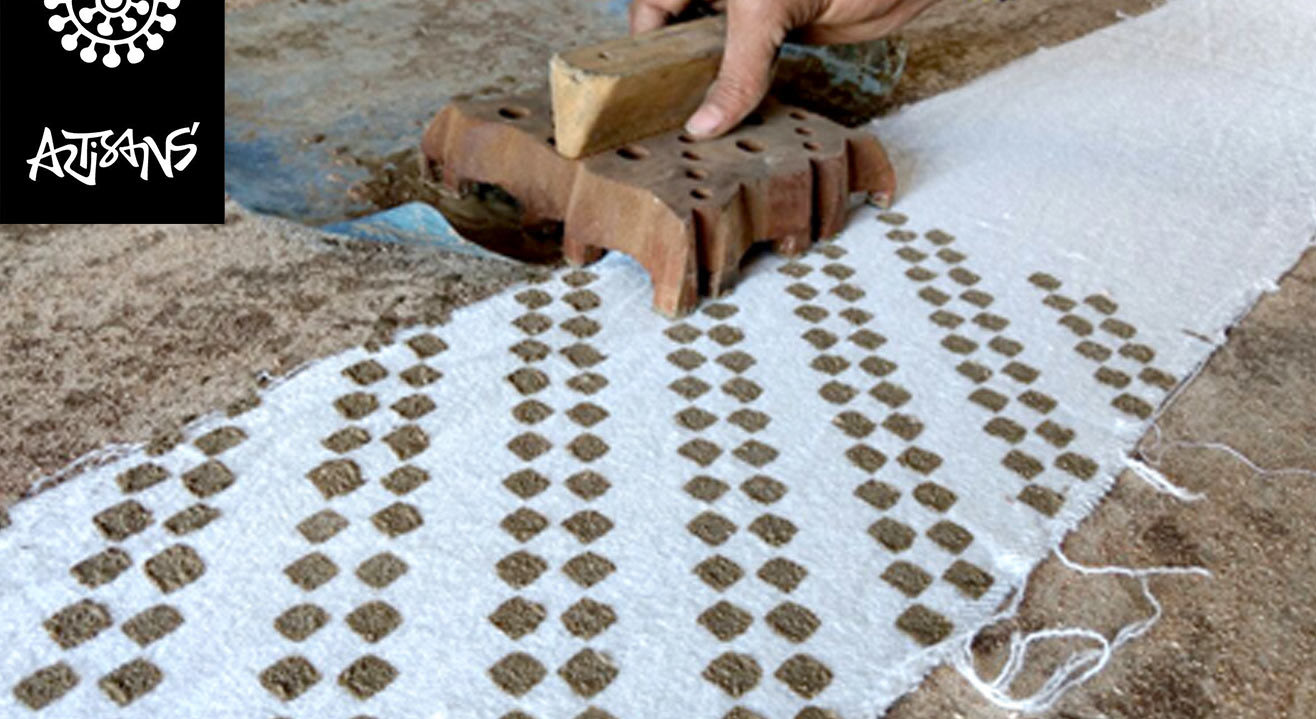 Dabu Blockprinting Workshop by Master Craftsmen Dhiraj Chippa - Iteeha