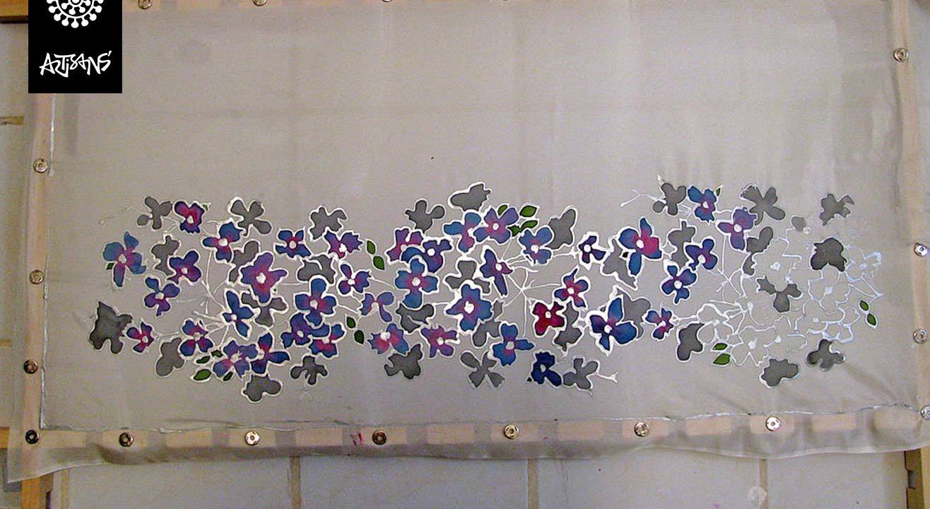 Silk Fabric Painting