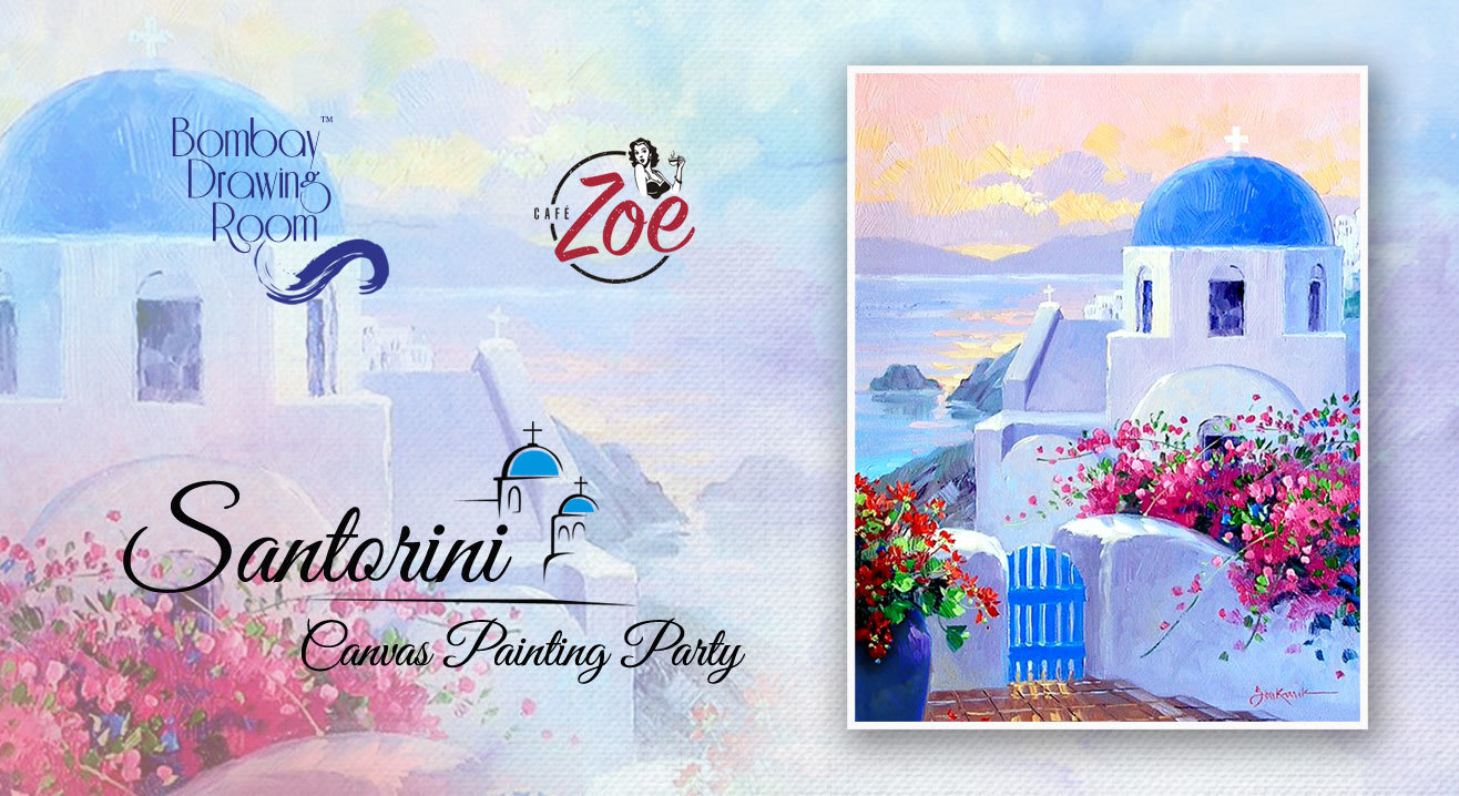 Santorini - Canvas Painting Party
