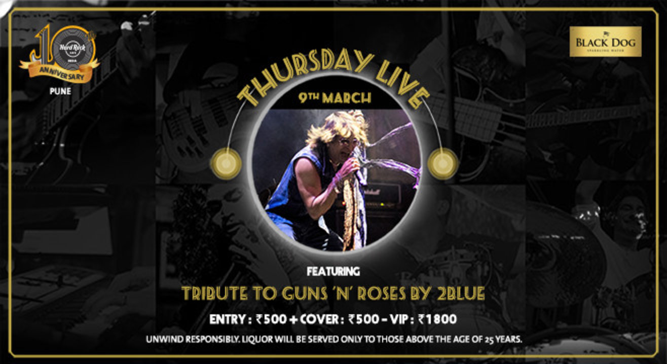 Thursday Live: Tribute to Guns 'n' Roses by 2Blue
