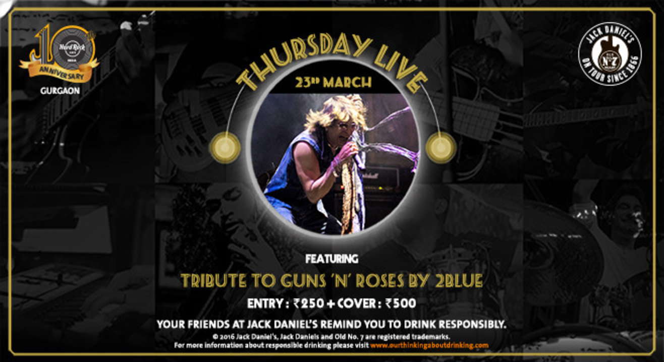 Thursday Live: Tribute to Guns 'n' Roses by 2Blue