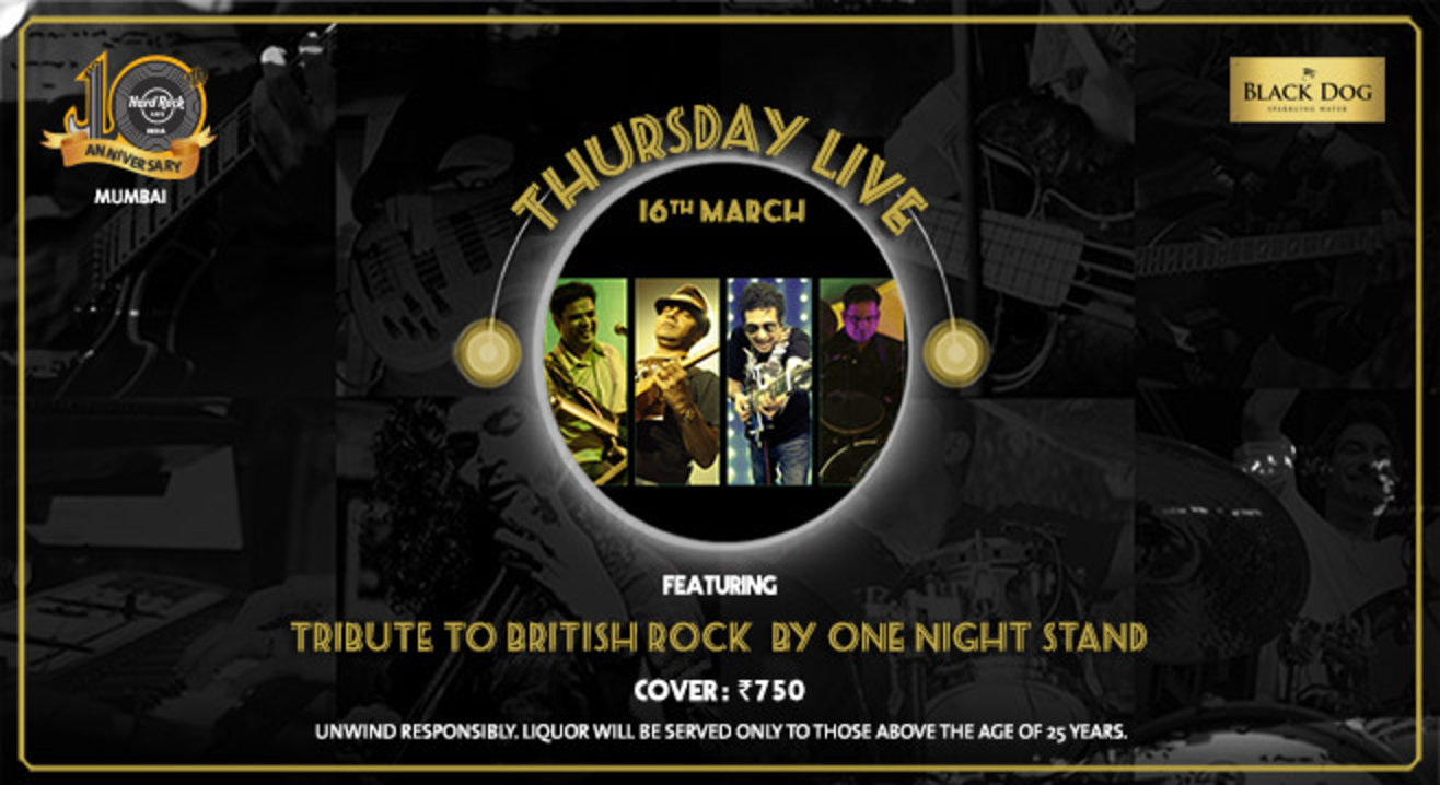 Thursday Live: Tribute to British Rock by One Night Stand