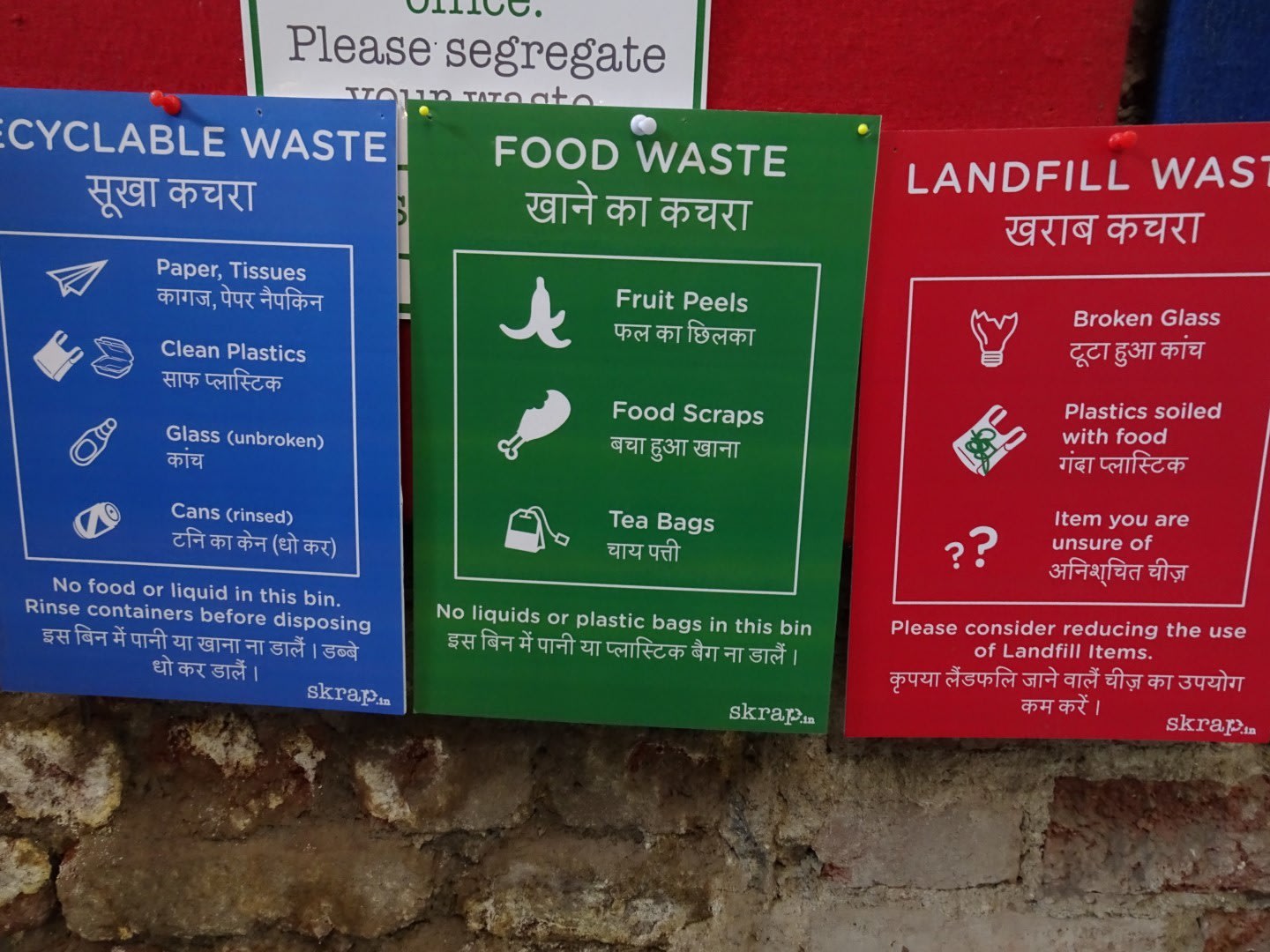 A handy-dandy segregation chart