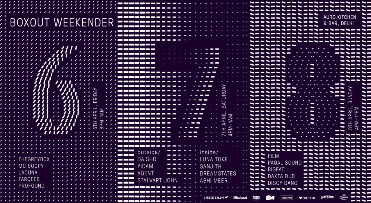Boxout Weekender (1st Birthday)