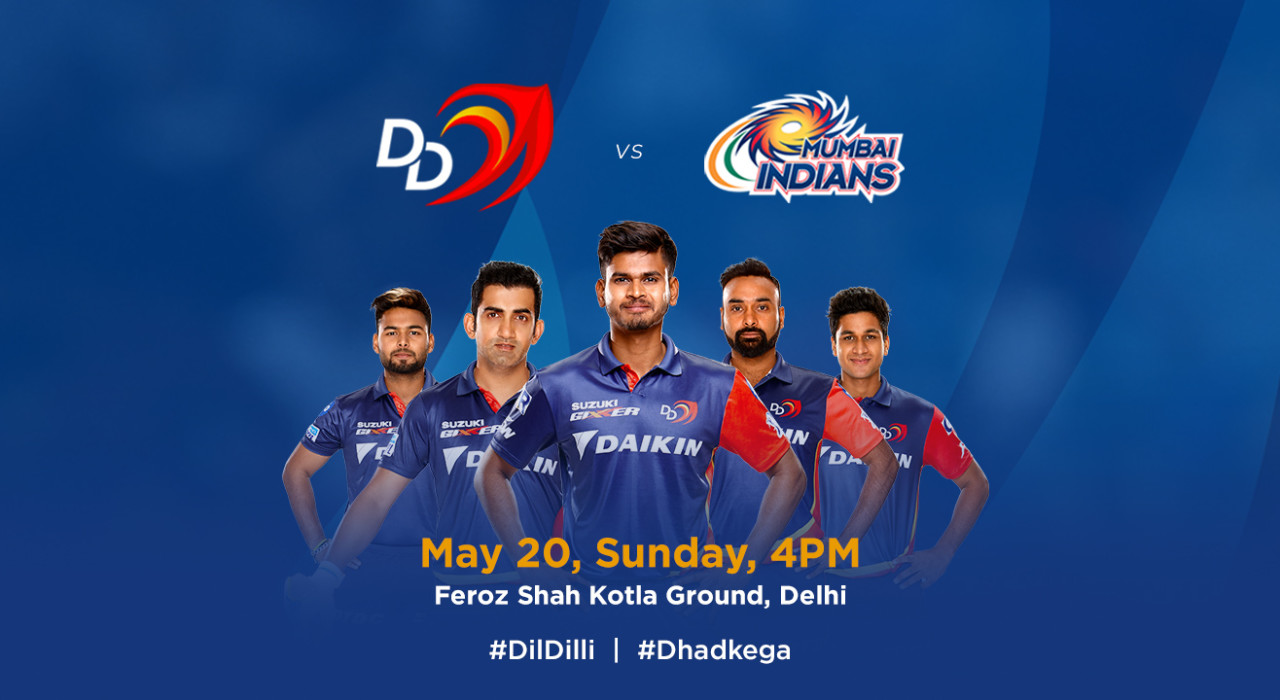 VIVO IPL 2018 - Match 55 - DD vs. Mumbai Indians