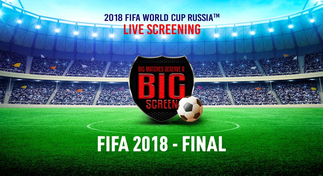 FIFA World Cup Russia 2018 - Final, Cinepolis Unity One Rohini Delhi - France vs Croatia