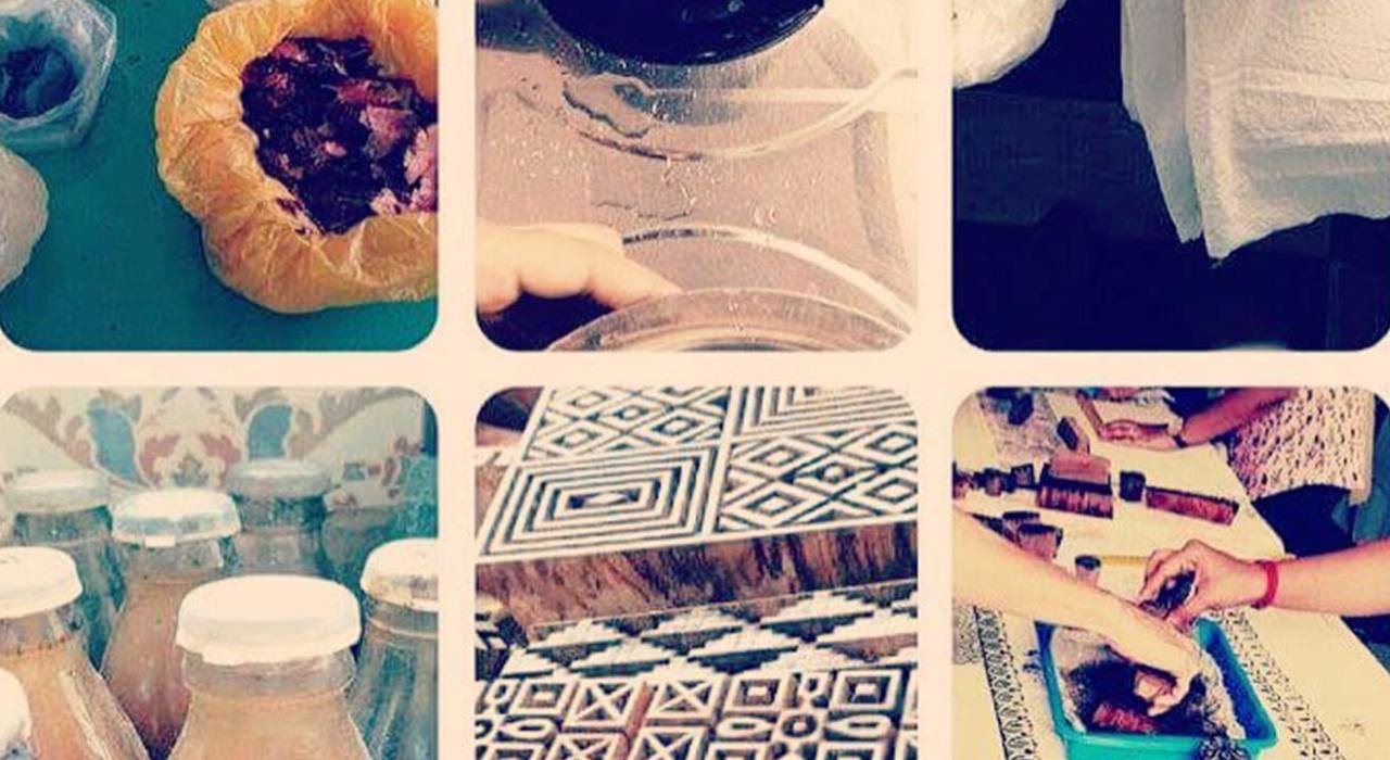 Introduction to Natural Dyeing and Block Printing (Weekday Workshop)