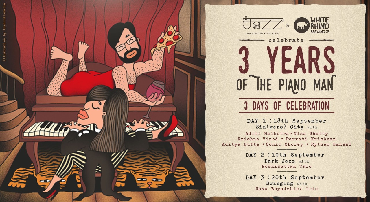 The Piano Man Jazz Club 3 Year Anniversary