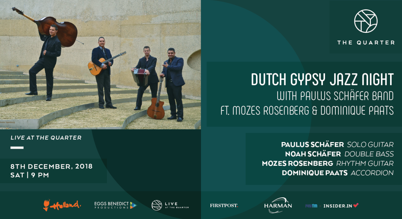 Dutch Gypsy Jazz Night with Paulus Schäfer Band ft. Mozes Rosenberg & Dominique Paats at The Quarter