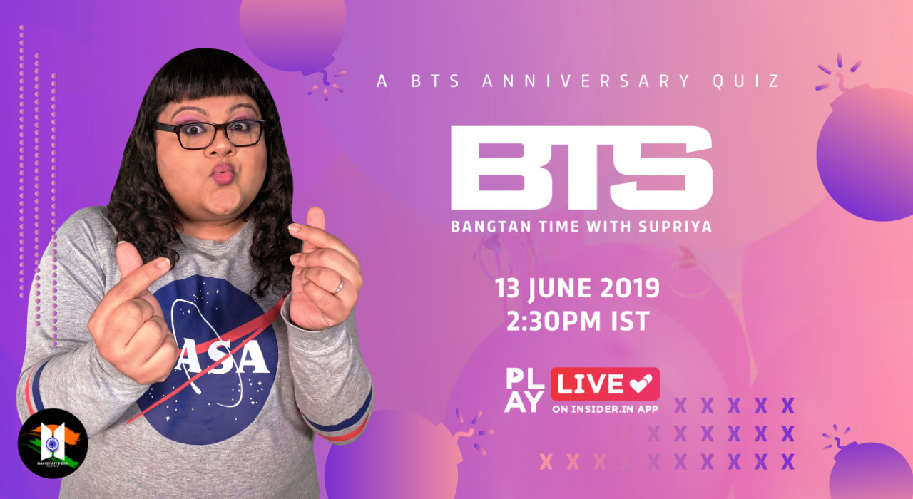 BTS Bangtan Time with Supriya: Play it live on Insider.in App