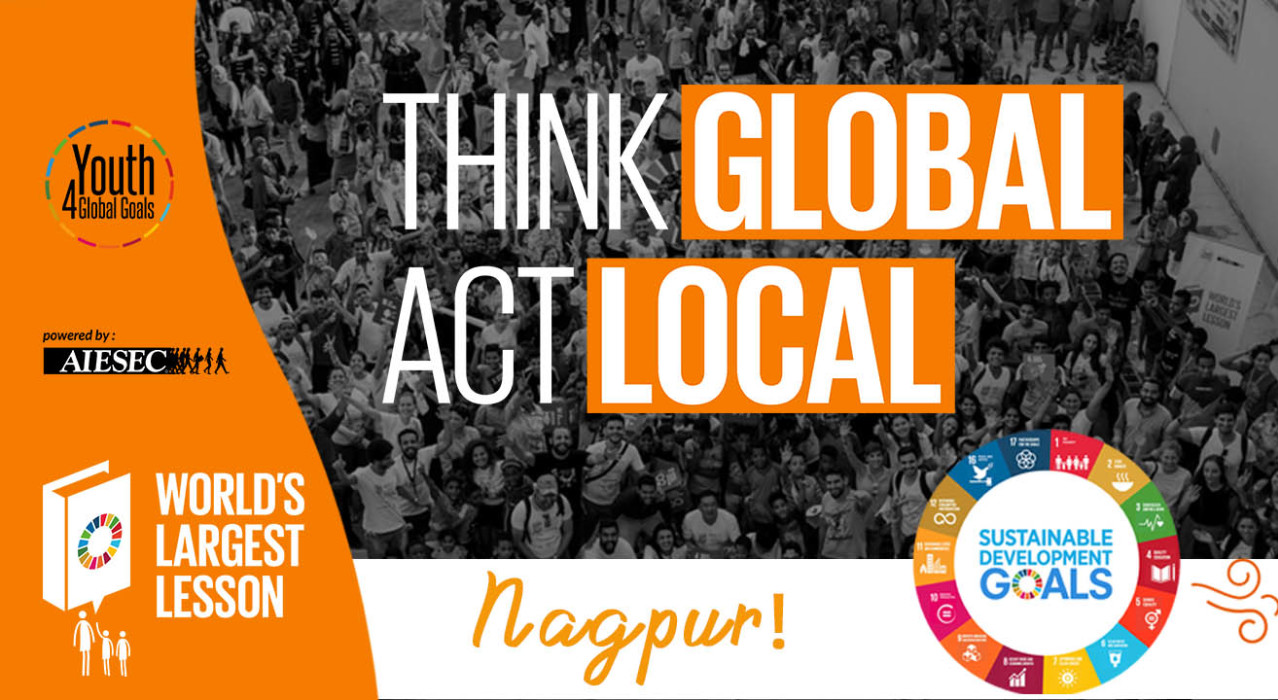 Worlds Largest Lesson - AIESEC in Nagpur (World Record Attempt)