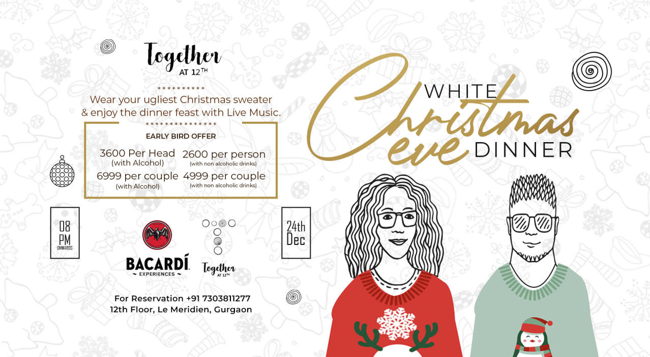 White Christmas Eve Dinner
