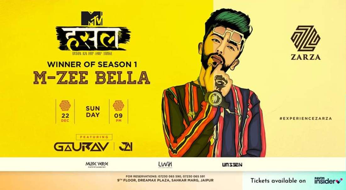 MTV Hustle Winner M-Zee Bella live at Zarza