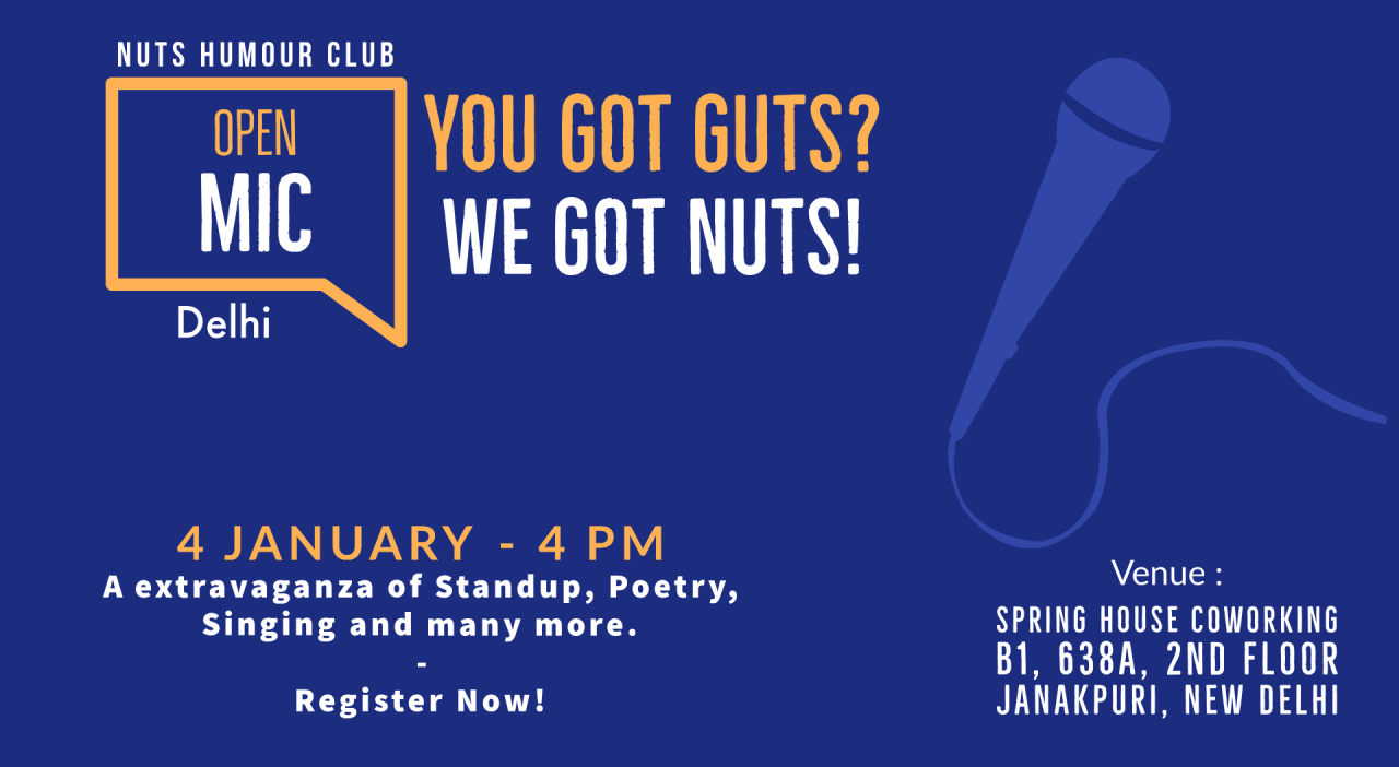 Open Mic | NUTS Humour Club