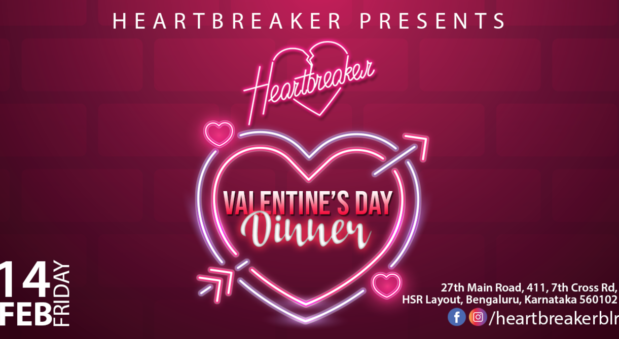 Heartbreaker Presents - Valentines Day - Dinner Night